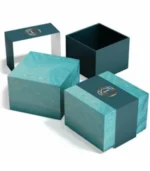 Premium rigid boxes designed for packaging and branding products.