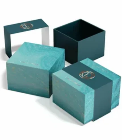 Premium rigid boxes designed for packaging and branding products.